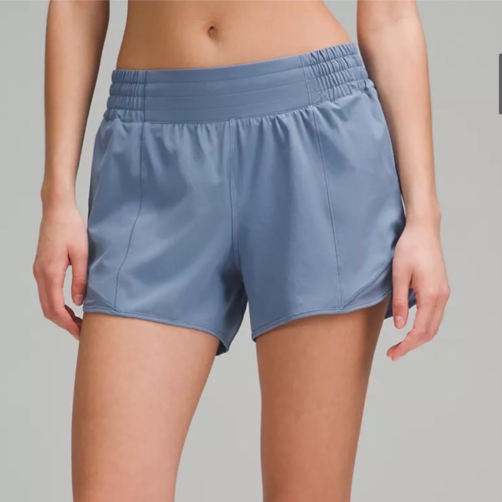 Lululemon High Rise Lined Shorts 4”